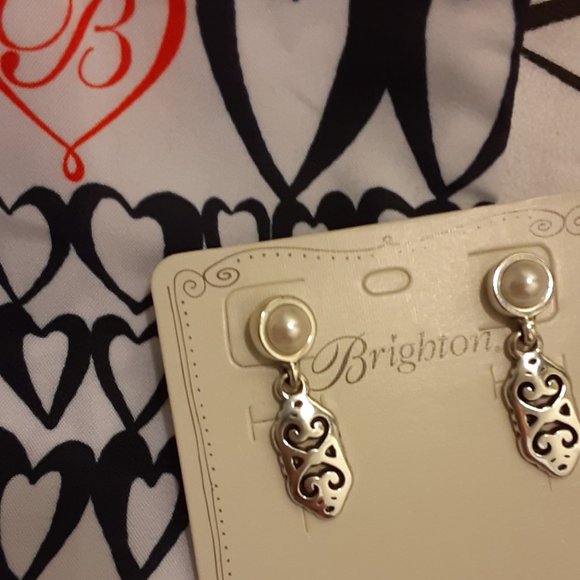 Brighton Jewelry - Brighton Pearl earrings, NWT